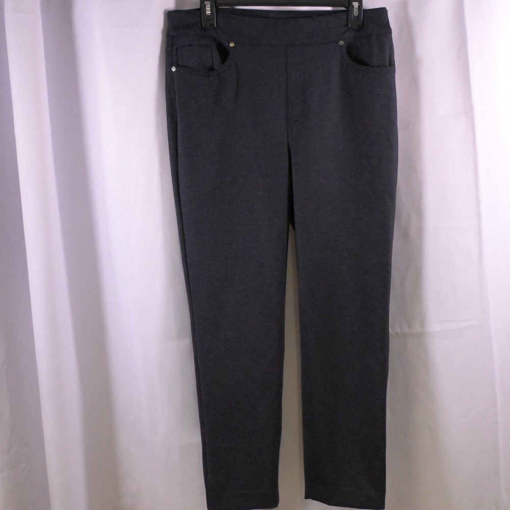 Chico's Navy Blue Pull-On Stretch High Rise Ankle Jeans Women's 1‎ US 8 33x27